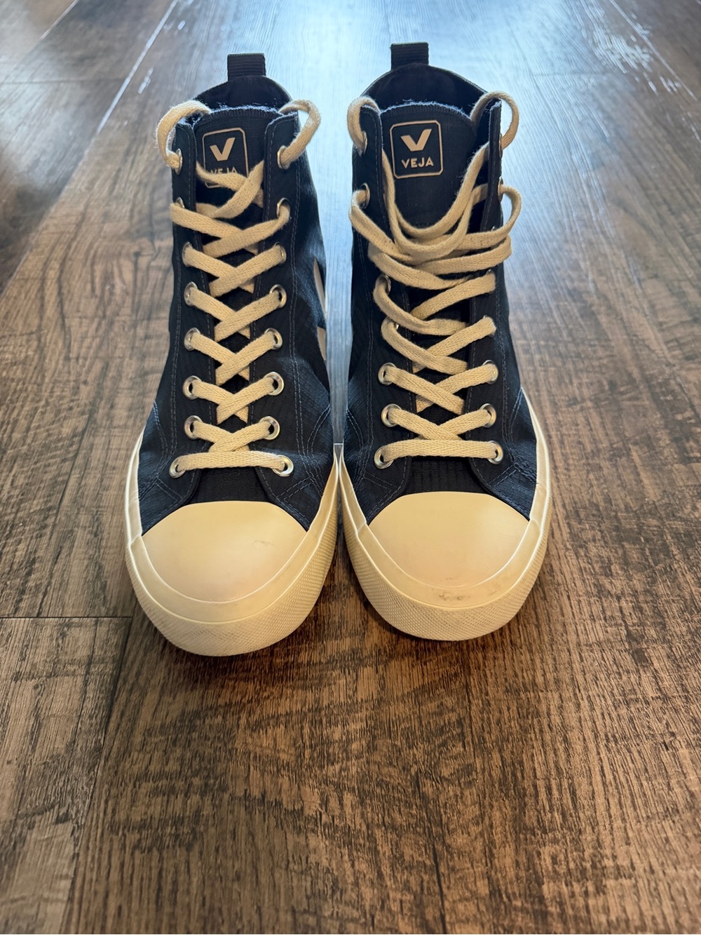 Veja Wata II Ripstop Nautico Pierre High-Top Canvas Sneakers